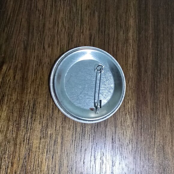 Real California Cheese Pinback Button Pizza Character with Money Collectible Pin - Picture 2 of 2